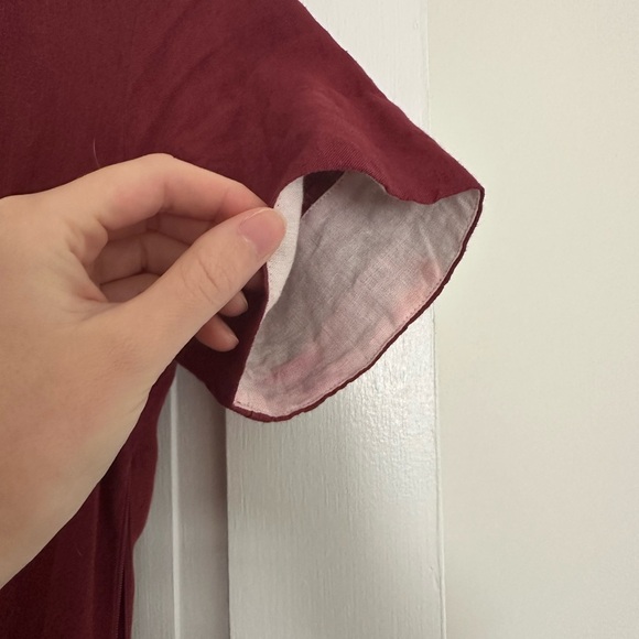 Sondeflor Classic Dress in Marsala Red - Picture 5 of 6